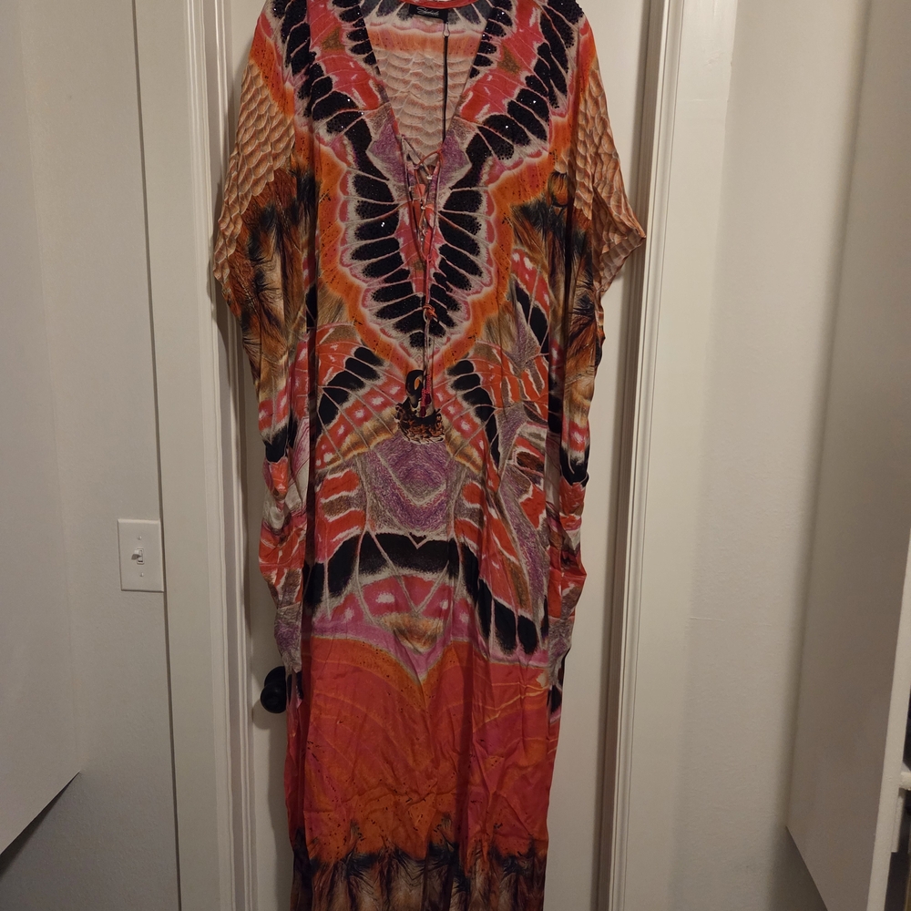 Vibrant Multicolor Maxi Dress